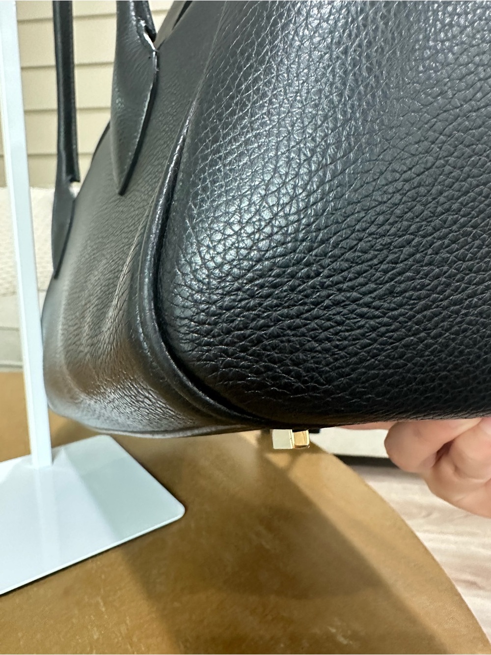 Salvatore Ferragamo East West Black Leather Tote Bag - Picture 9 of 10